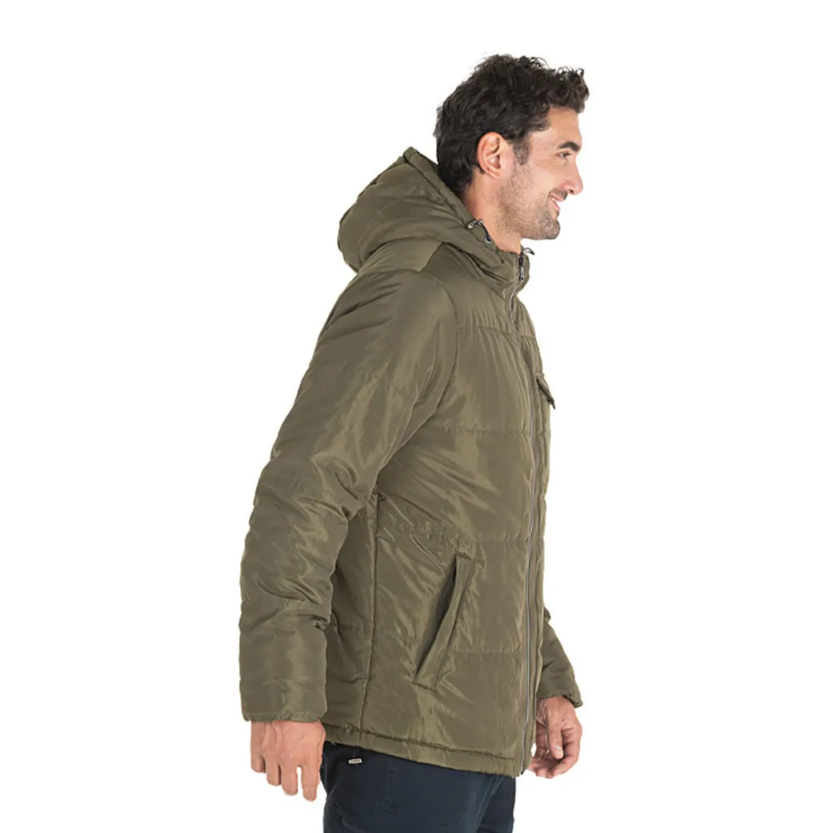 PANAMA JACK - Parka Hombre Casual Verde Panama Jack