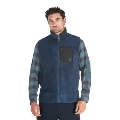 PANAMA JACK - Polerón Hombre Polar sin mangas Azul