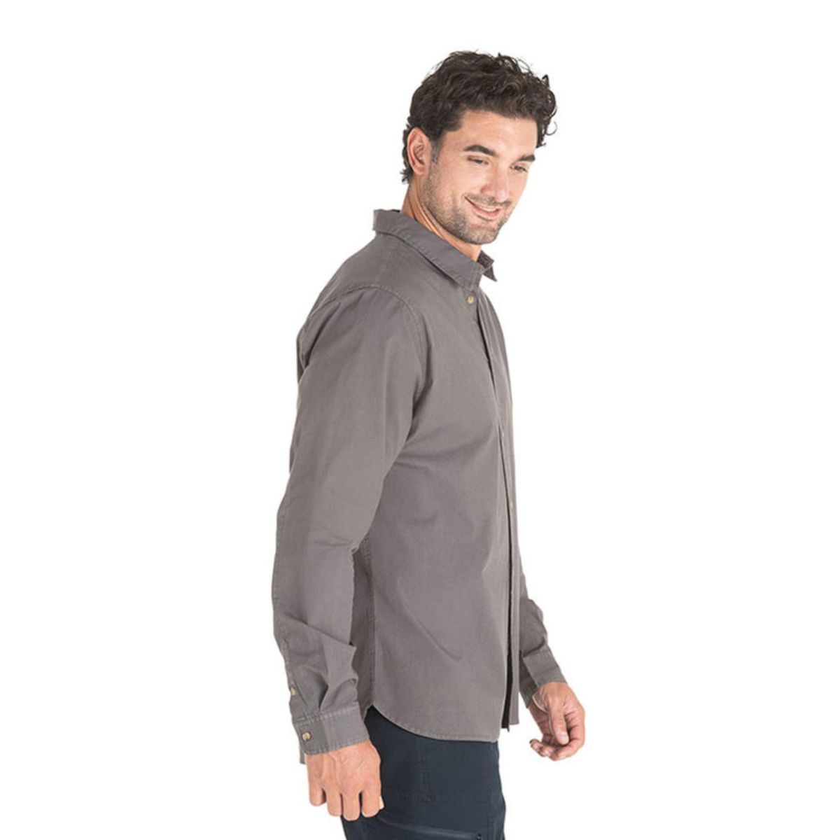 PANAMA JACK - Camisa Hombre Casual Gris Panama Jack