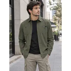 PANAMA JACK - Sobrecamisa Outdoor Hombre Verde