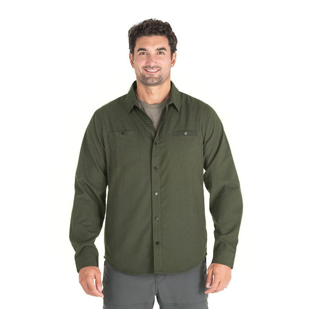 PANAMA JACK - Sobrecamisa Outdoor Hombre Verde Panama Jack