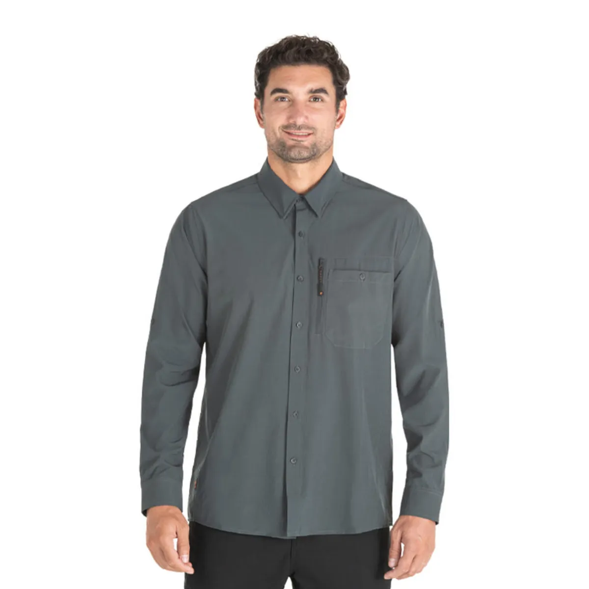 PANAMA JACK - Camisa Hombre Outdoor Casual Gris Panama Jack