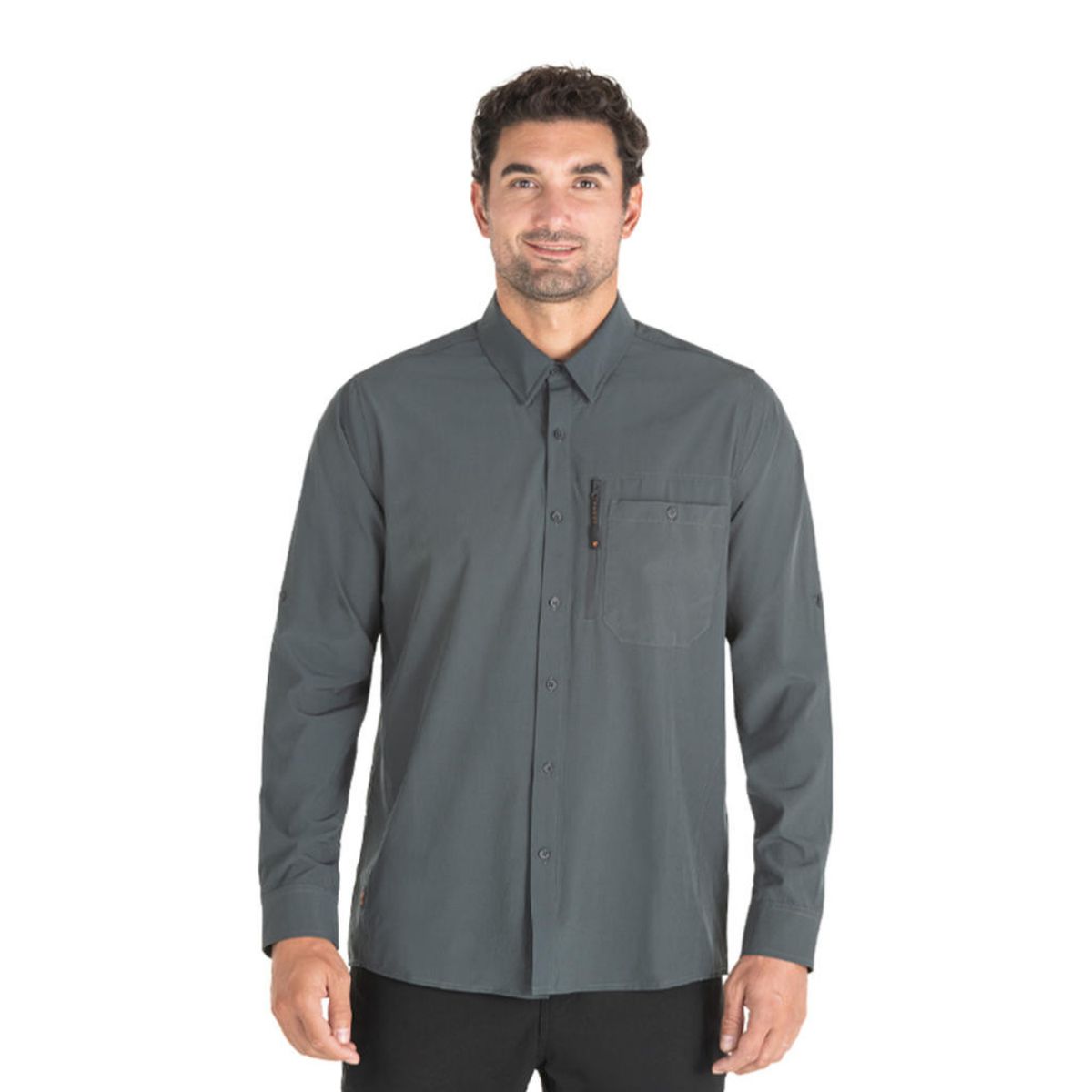 PANAMA JACK - Camisa Hombre Outdoor Casual Gris Panama Jack