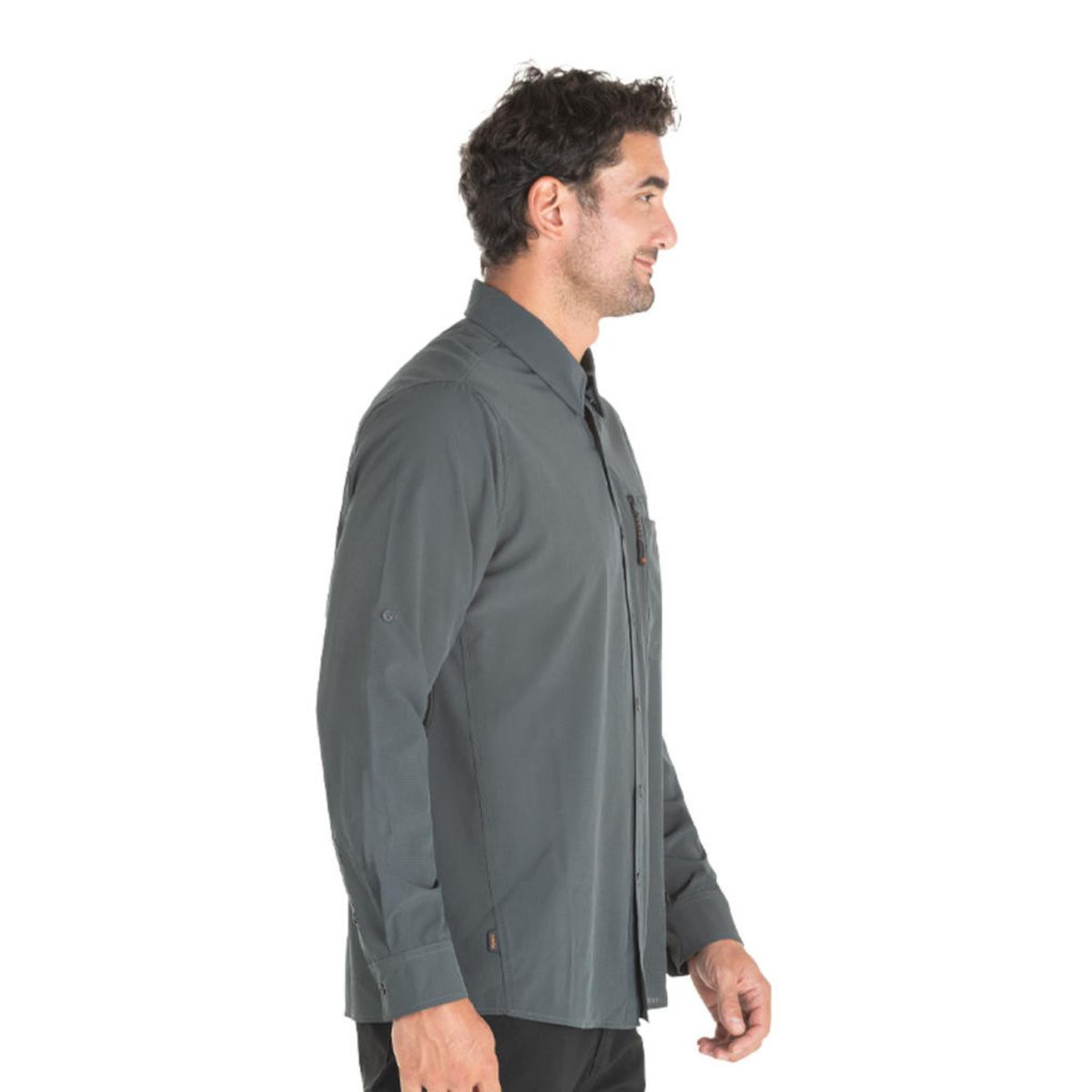 PANAMA JACK - Camisa Hombre Outdoor Casual Gris Panama Jack