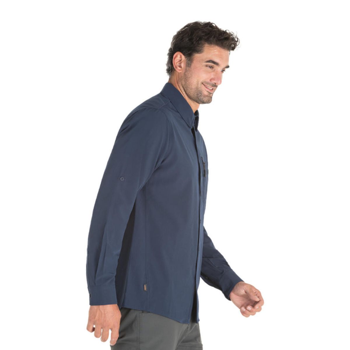 PANAMA JACK - Camisa Hombre Outdoor Azul Panama Jack