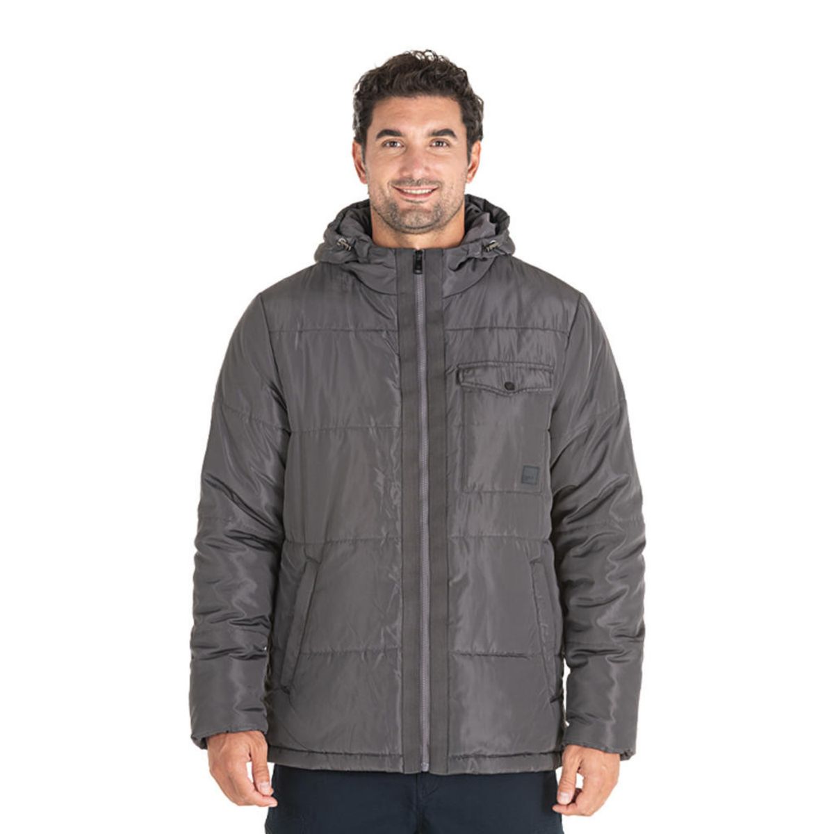 PANAMA JACK - Parka Hombre Casual Gris Panama Jack
