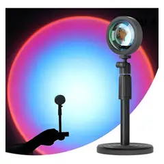 GENERICO - Sunset Proyector Lampara Arco Iris Fondo Tiktok Influencer