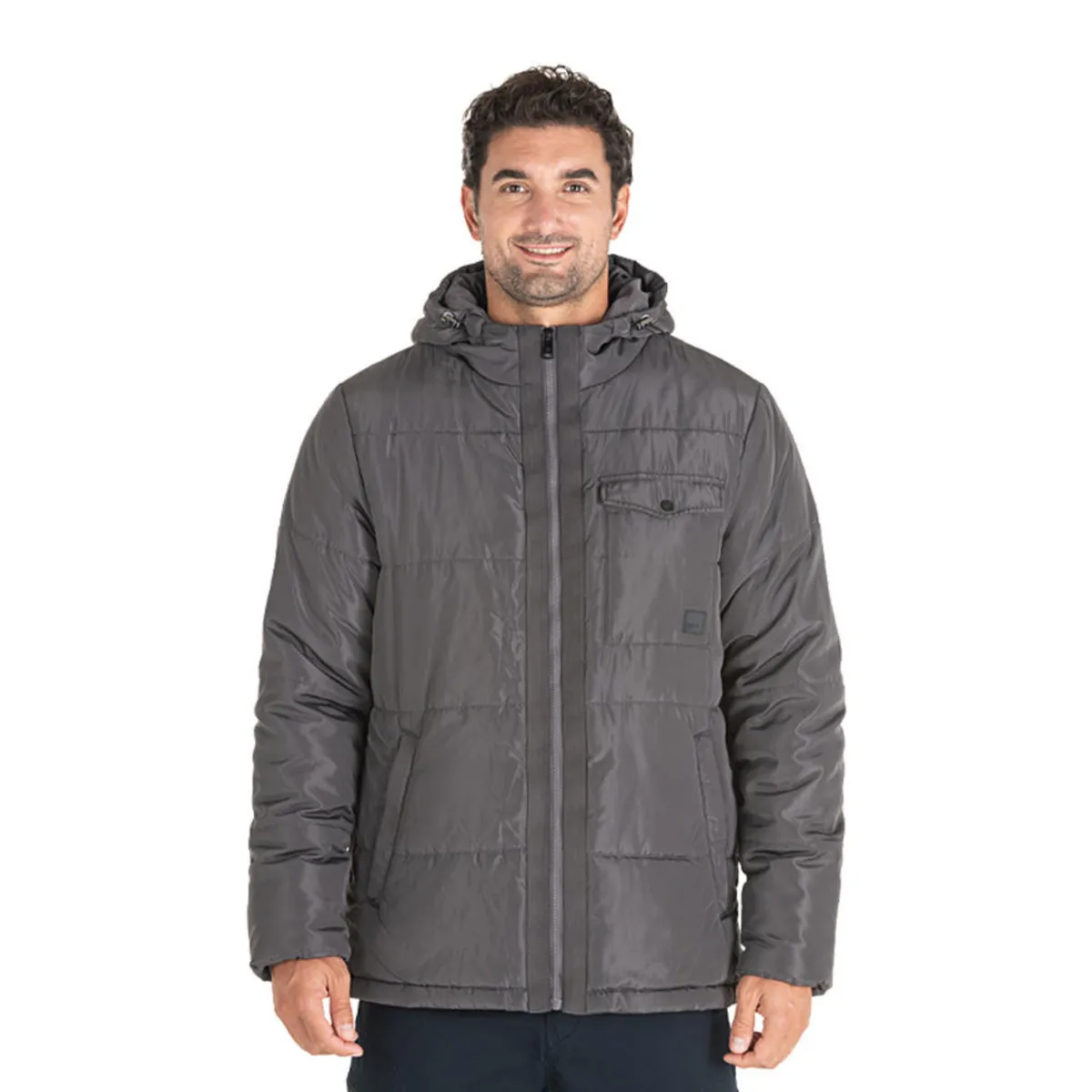 PANAMA JACK - Parka Hombre Casual Gris Panama Jack