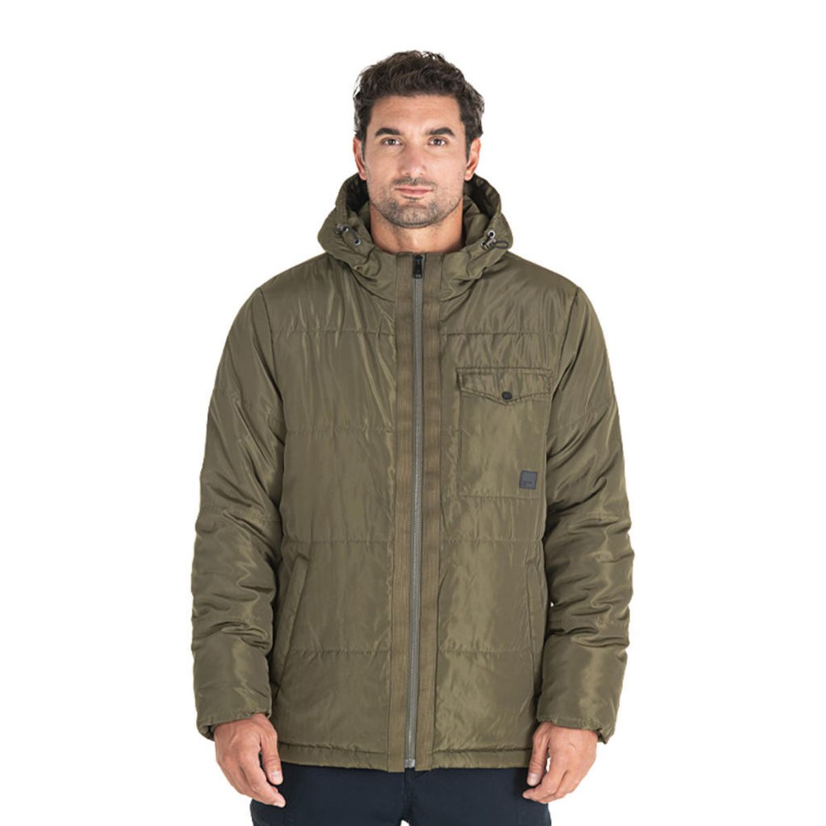 PANAMA JACK - Parka Hombre Casual Verde Panama Jack