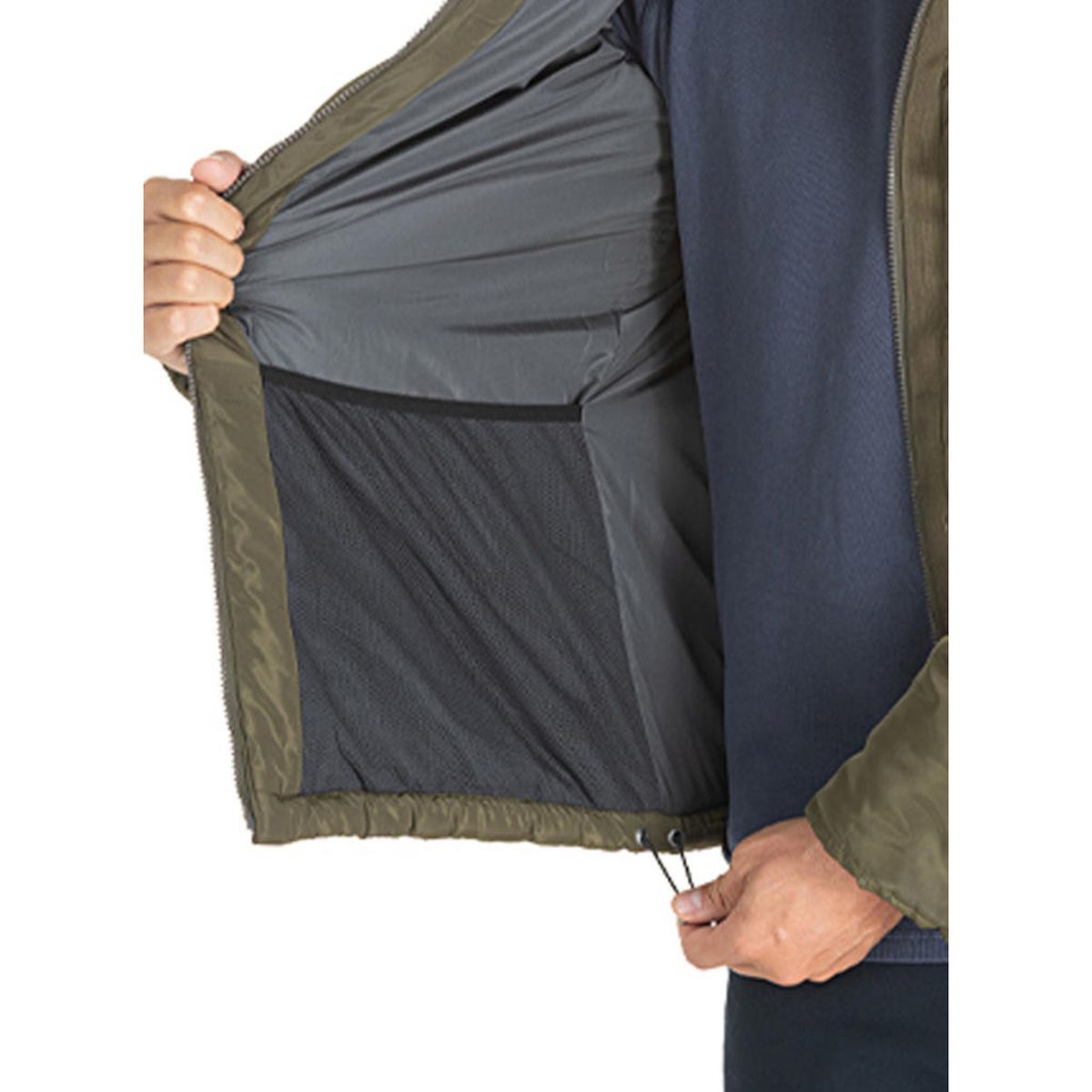 PANAMA JACK - Parka Hombre Casual Verde Panama Jack
