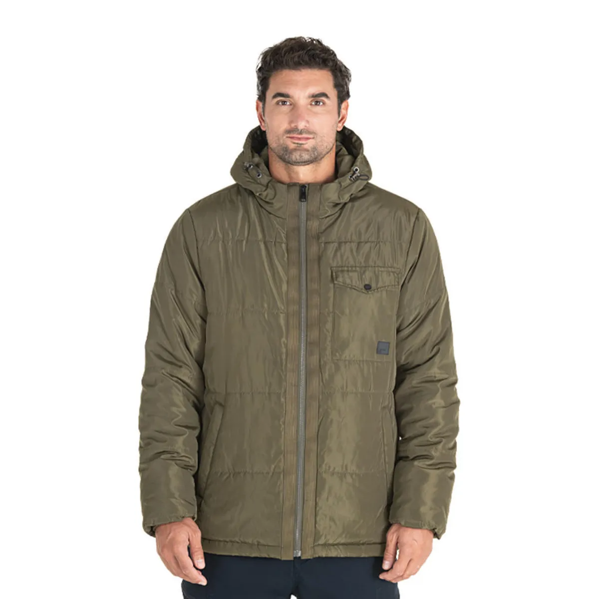 PANAMA JACK - Parka Hombre Casual Verde Panama Jack
