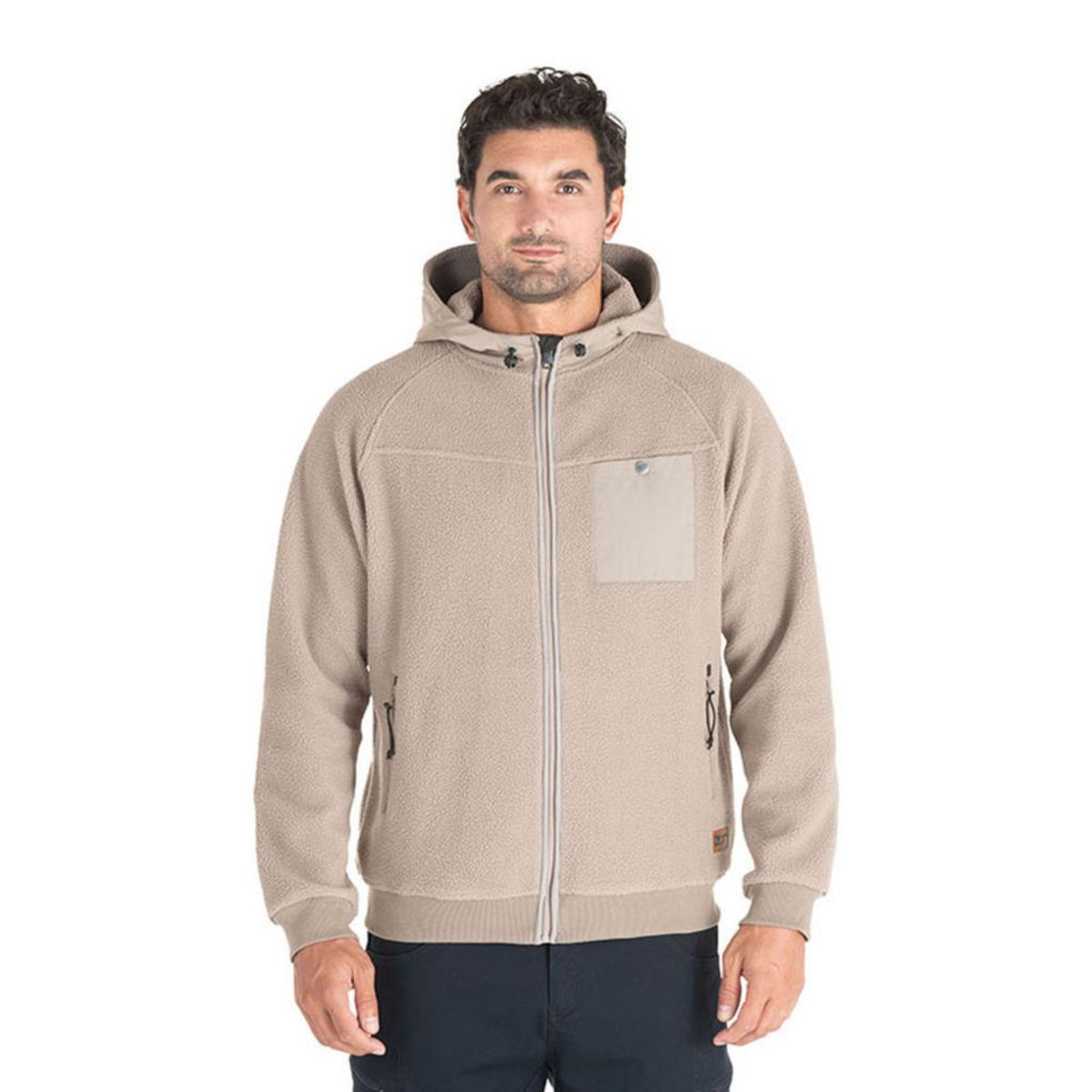 PANAMA JACK - Polerón Polar Casual Hombre Beige Panama Jack