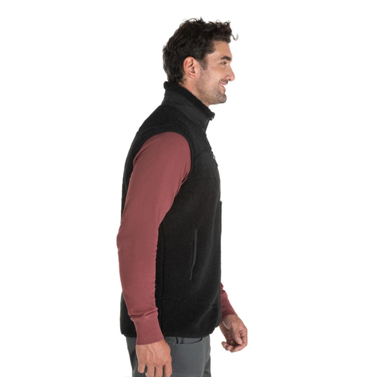 PANAMA JACK - Polerón Hombre Polar sin mangas Negro Panama Jack