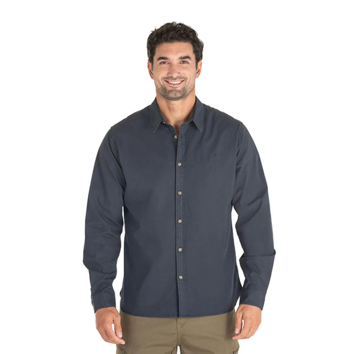 PANAMA JACK - Camisa Hombre Casual Azul Panama Jack