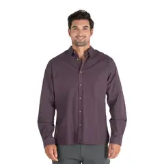 PANAMA JACK - Camisa Hombre Casual Bordó