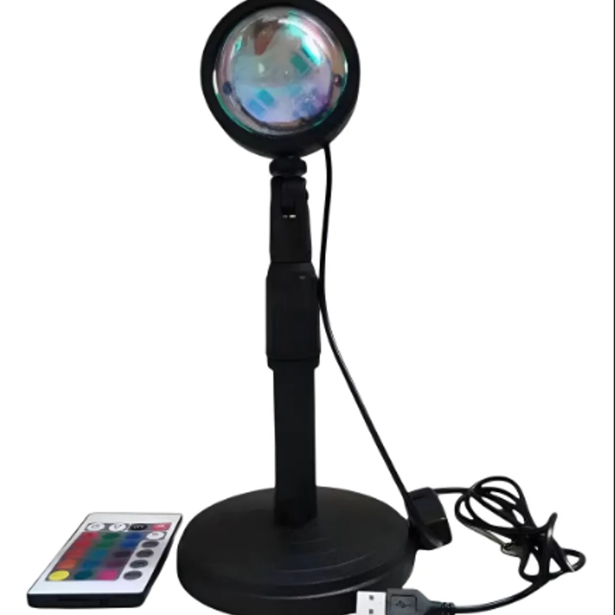 GENERICO - Sunset Proyector Lámpara Arco Iris Fondo Tiktok Influencer
