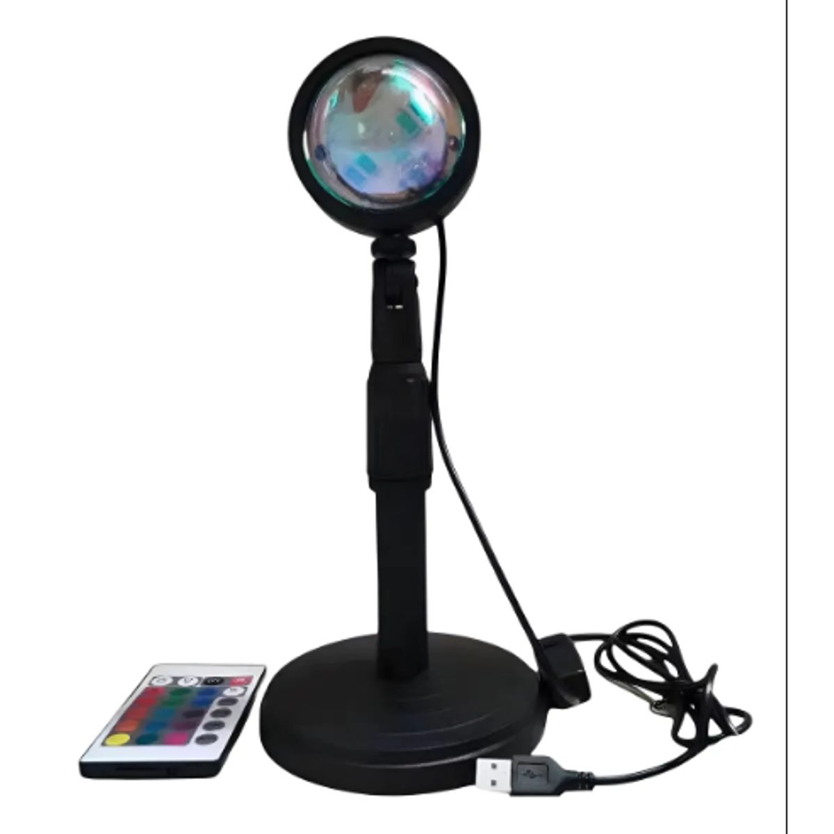 GENERICO - Sunset Proyector Lámpara Arco Iris Fondo Tiktok Influencer