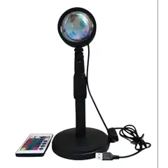 GENERICO - Sunset Proyector Lámpara Arco Iris Fondo Tiktok Influencer