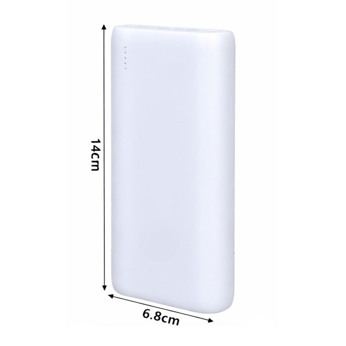 GENERICO - Batería Externa Power Bank 20000 Mah Blanco Powerbank
