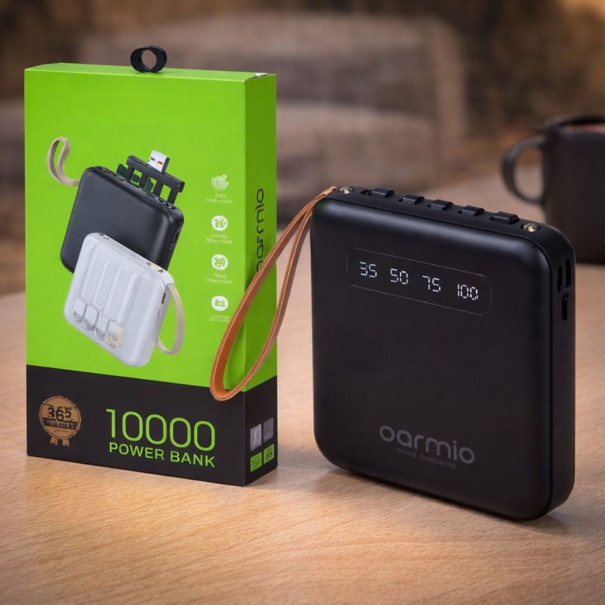GENERICO - Batería Externa Power Bank 10000 Mah Negro Powerbank