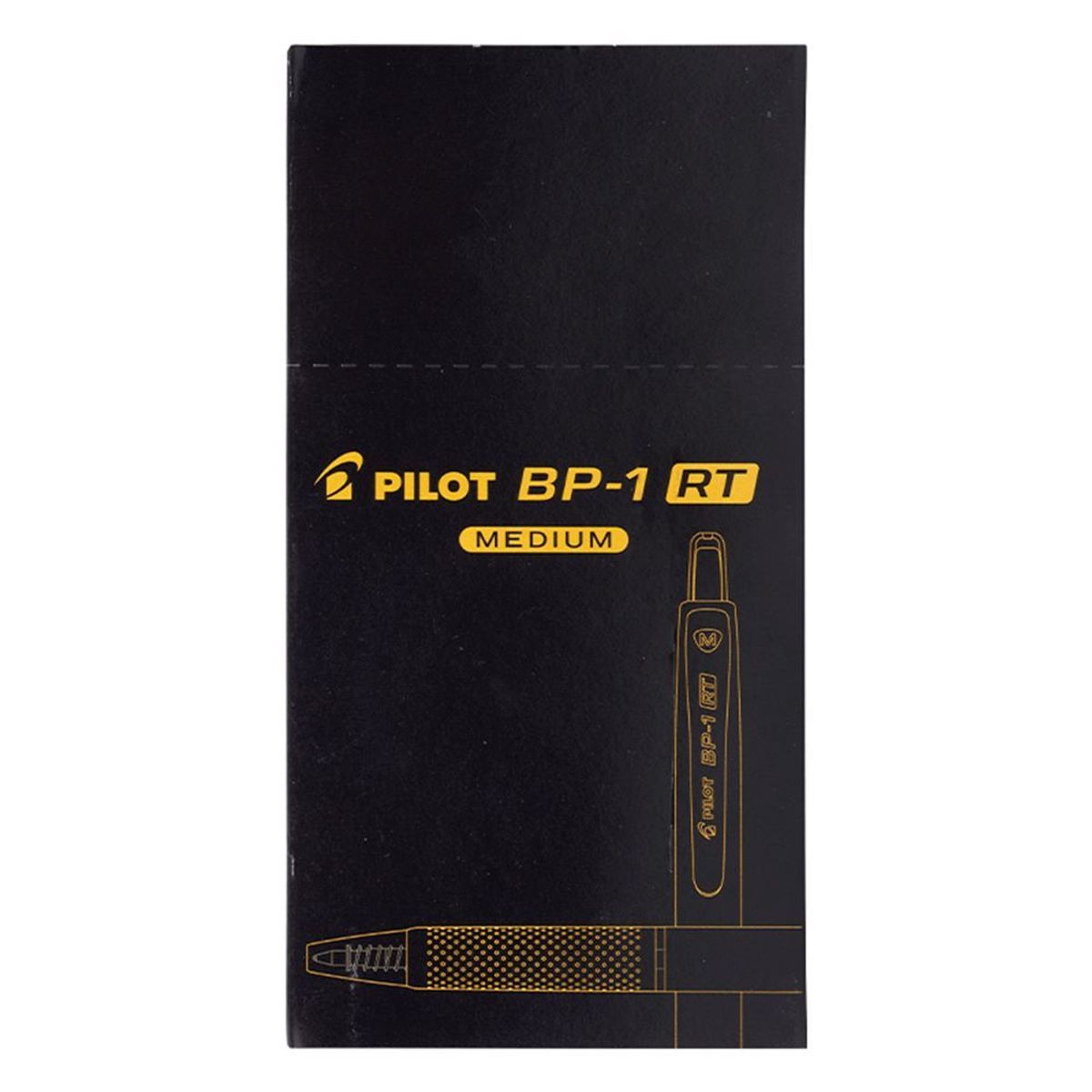 PILOT - Lápices Pasta BP1 1.0 Negro 12 un