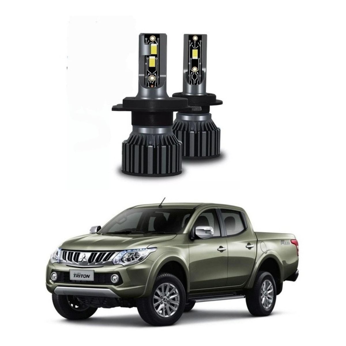 GENERICO - Ampolleta Led Mitsubishi L200 2016 - 2018  25000lm  Canbus
