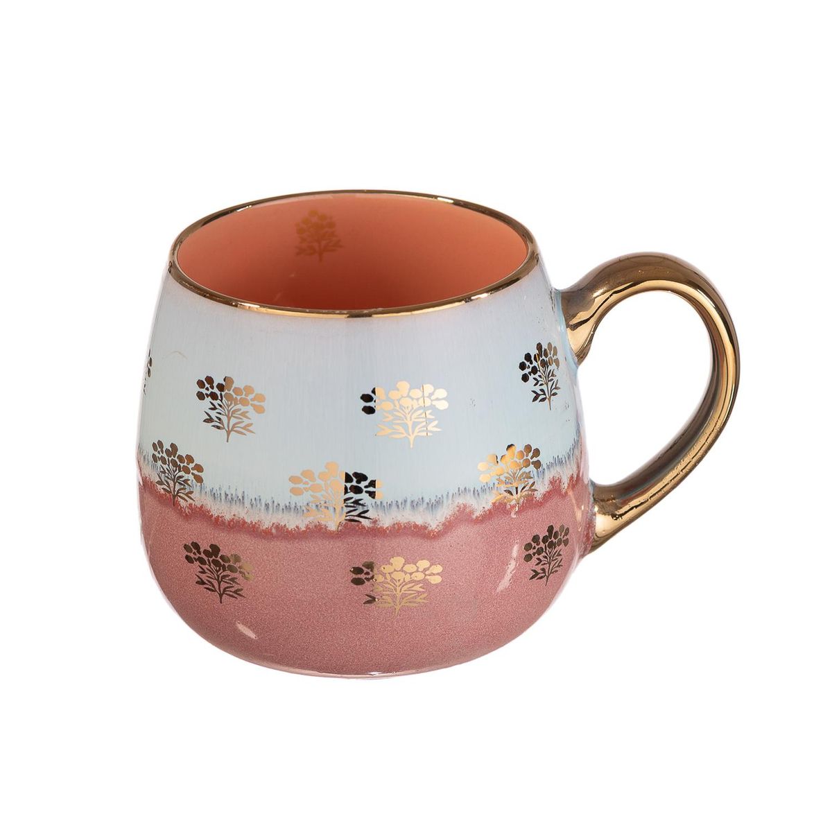ADAGIO TEAS - Taza Cerámica Rosada Bouquet 425 ml