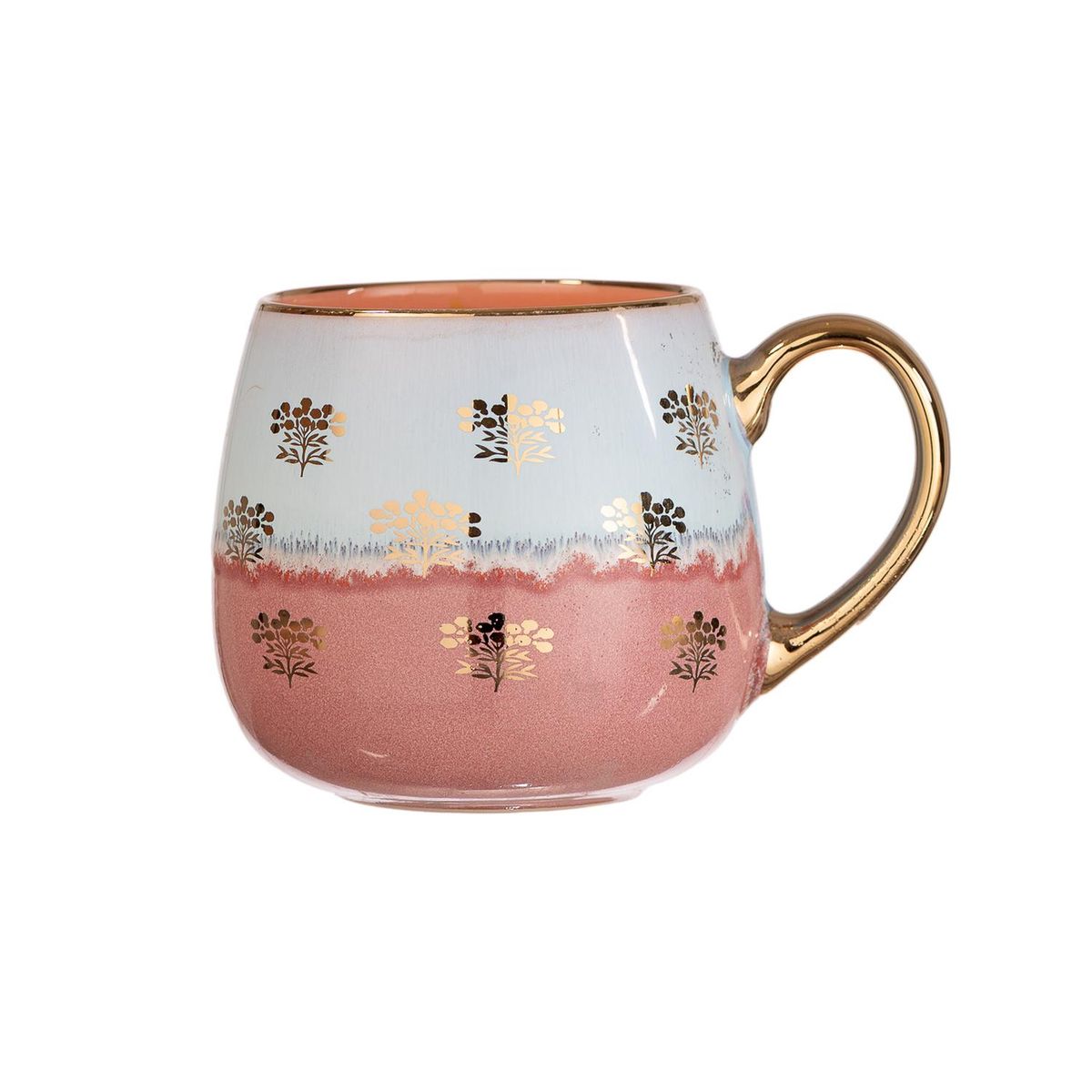 ADAGIO TEAS - Taza Cerámica Rosada Bouquet 425 ml