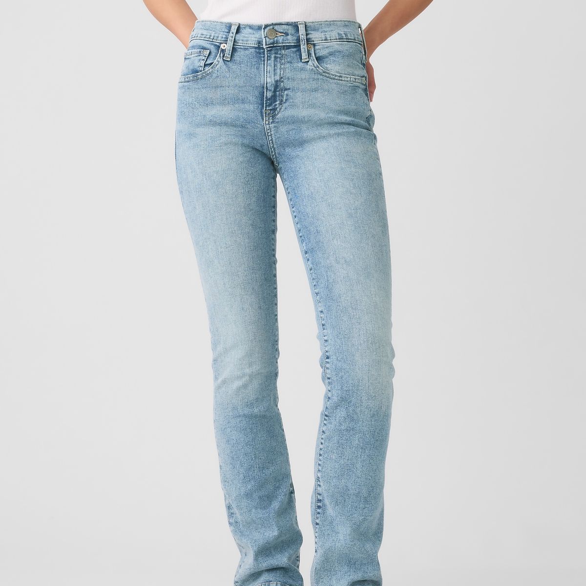 GAP - Jeans Mujer Baby Boot Azul Gap