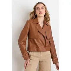 IO - Trench Mujer Café