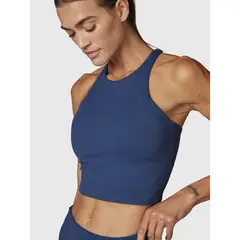 BSOUL - Peto Mujer Crop Mid Aloe Azul