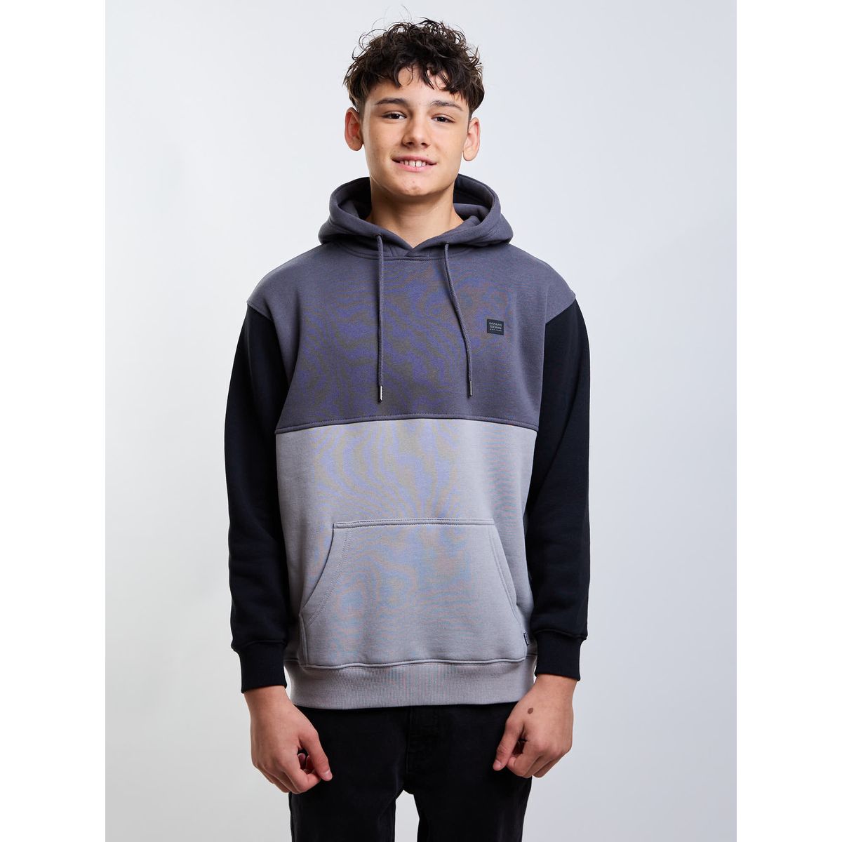MAUI AND SONS - Poleron Canguro Sailor Gris Infantil Maui And Sons