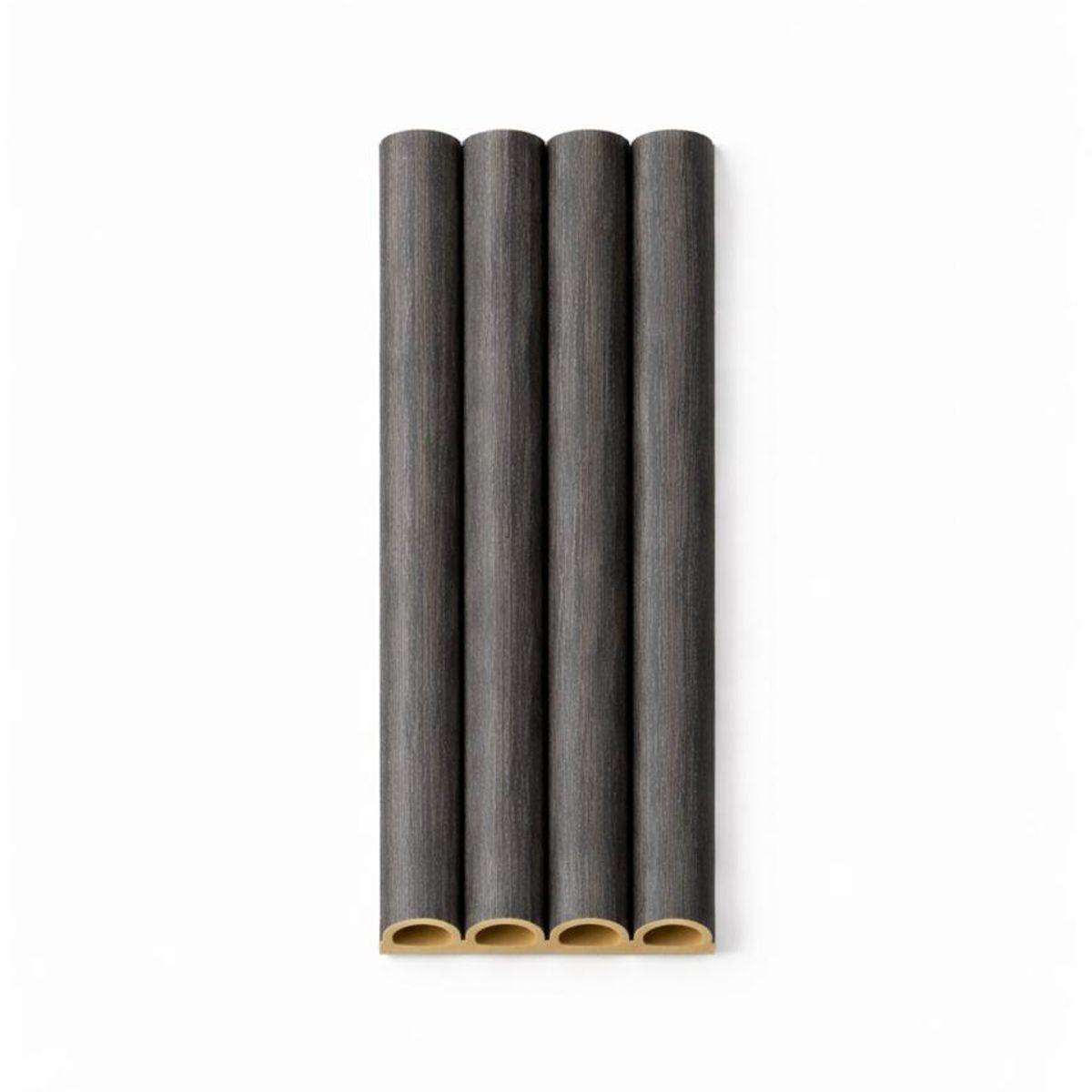 BYB - WALL PANEL CURVO PVC 10 PZS 3D 16x250 cm GRIS OSCURO