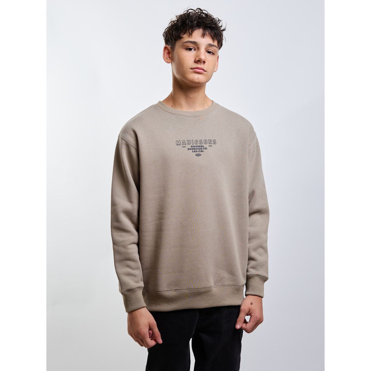 MAUI AND SONS - Poleron CR Atlas Verde Infantil Maui And Sons