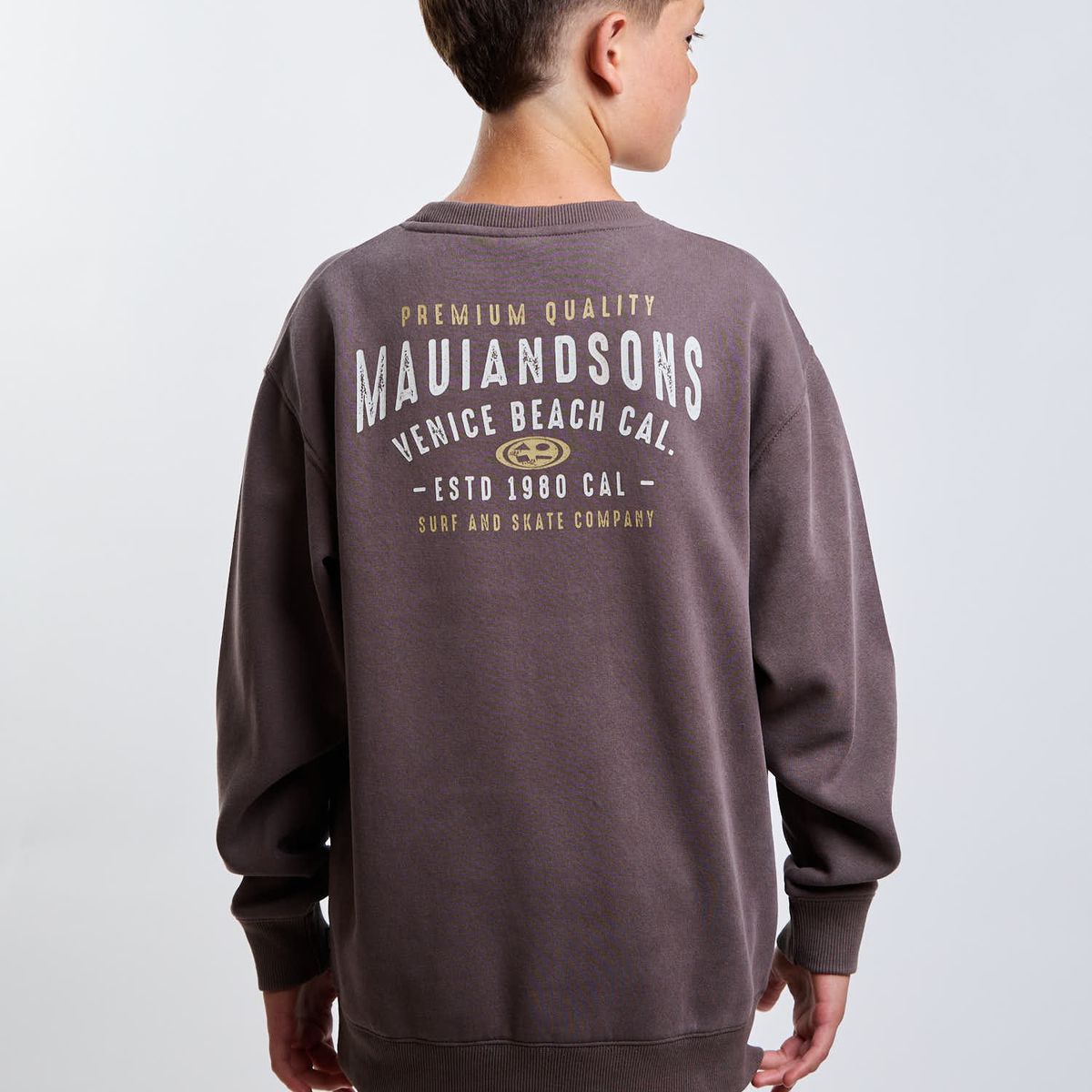 MAUI AND SONS - Poleron CR Current Café Infantil Maui And Sons