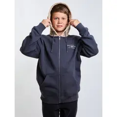 MAUI AND SONS - Poleron FZ Flux Gris Infantil