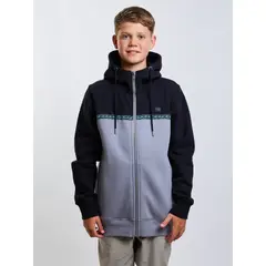 MAUI AND SONS - Poleron FZ Tempest Negro Infantil