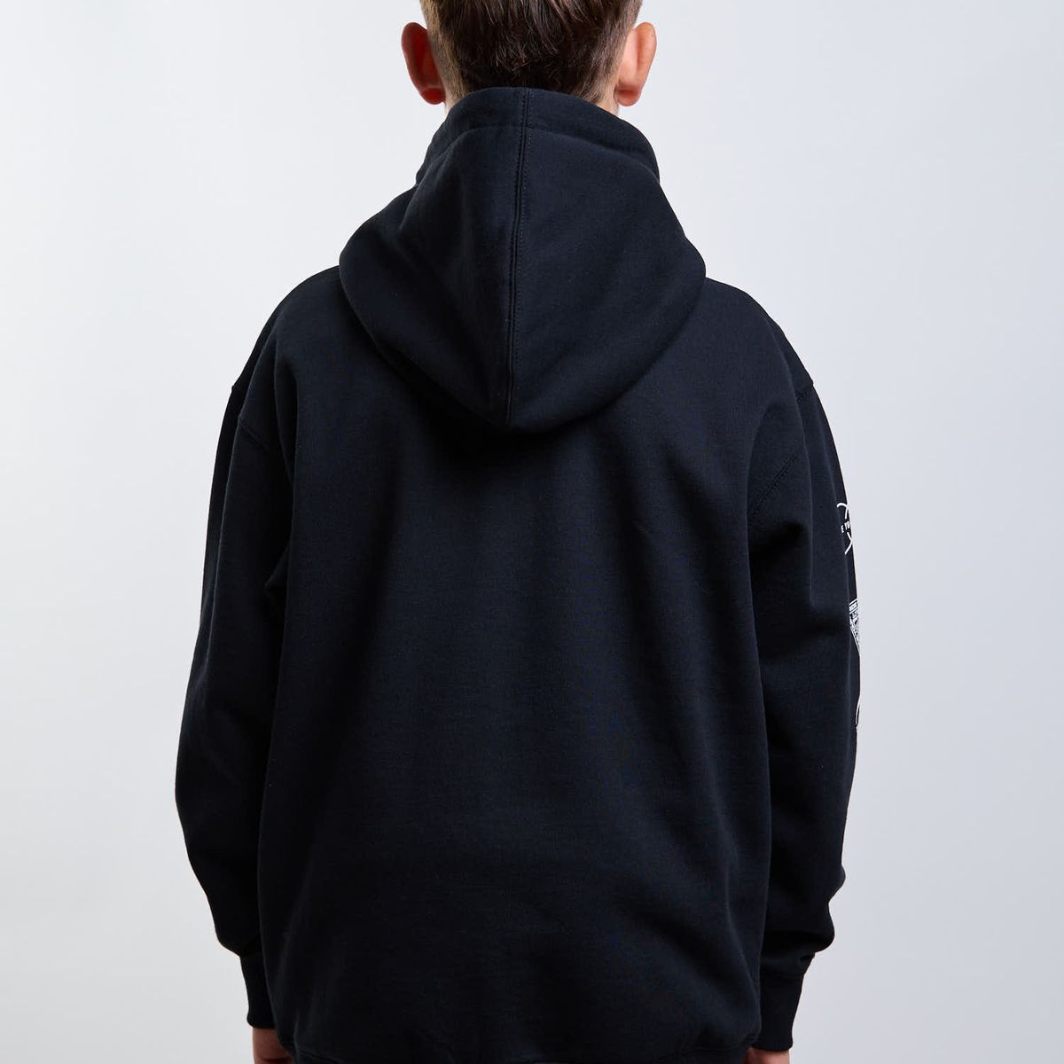 MAUI AND SONS - Poleron FZ Oasis Negro Infantil Maui And Sons