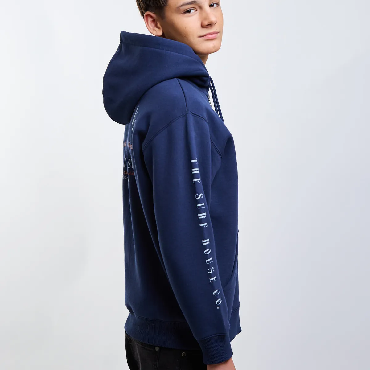 MAUI AND SONS - Poleron FZ Wildshore Azul Infantil Maui And Sons