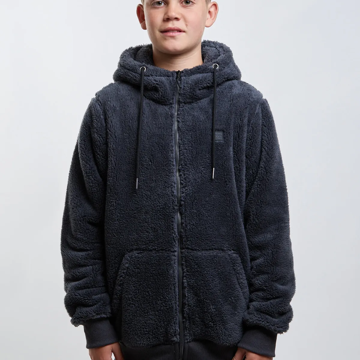 MAUI AND SONS - Poleron Chiporro Aerial Gris Infantil Maui And Sons