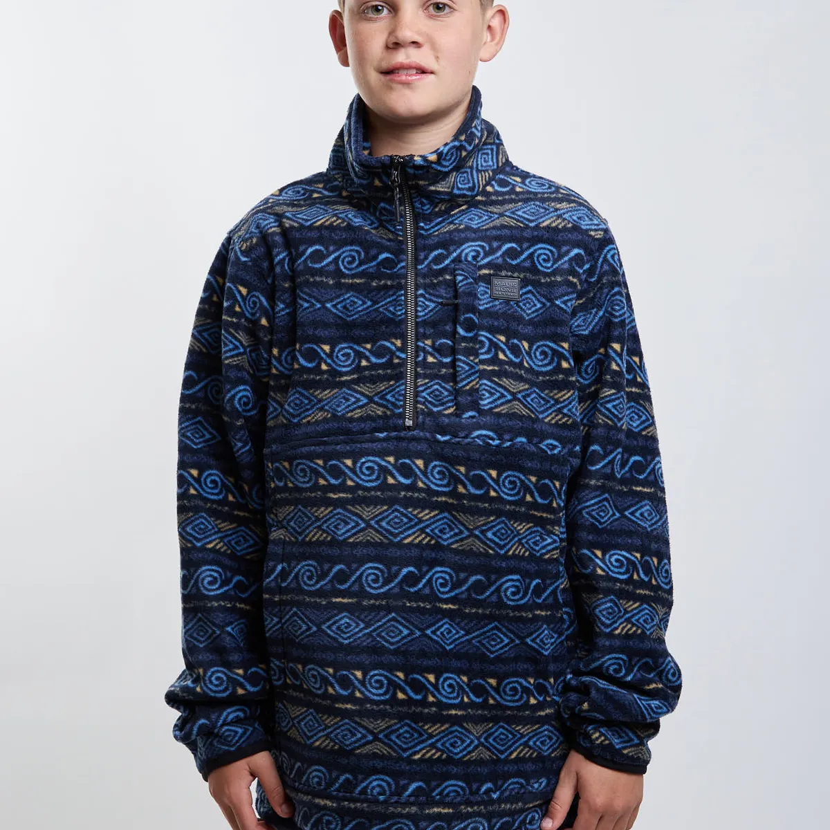 MAUI AND SONS - Poleron Micropolar Andean Lake Multicolor Infantil Maui And Sons