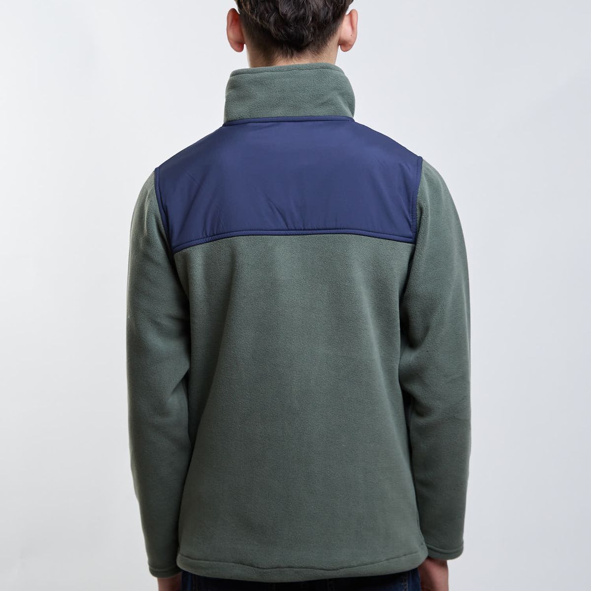 MAUI AND SONS - Poleron Micropolar Highforest Verde Infantil Maui And Sons