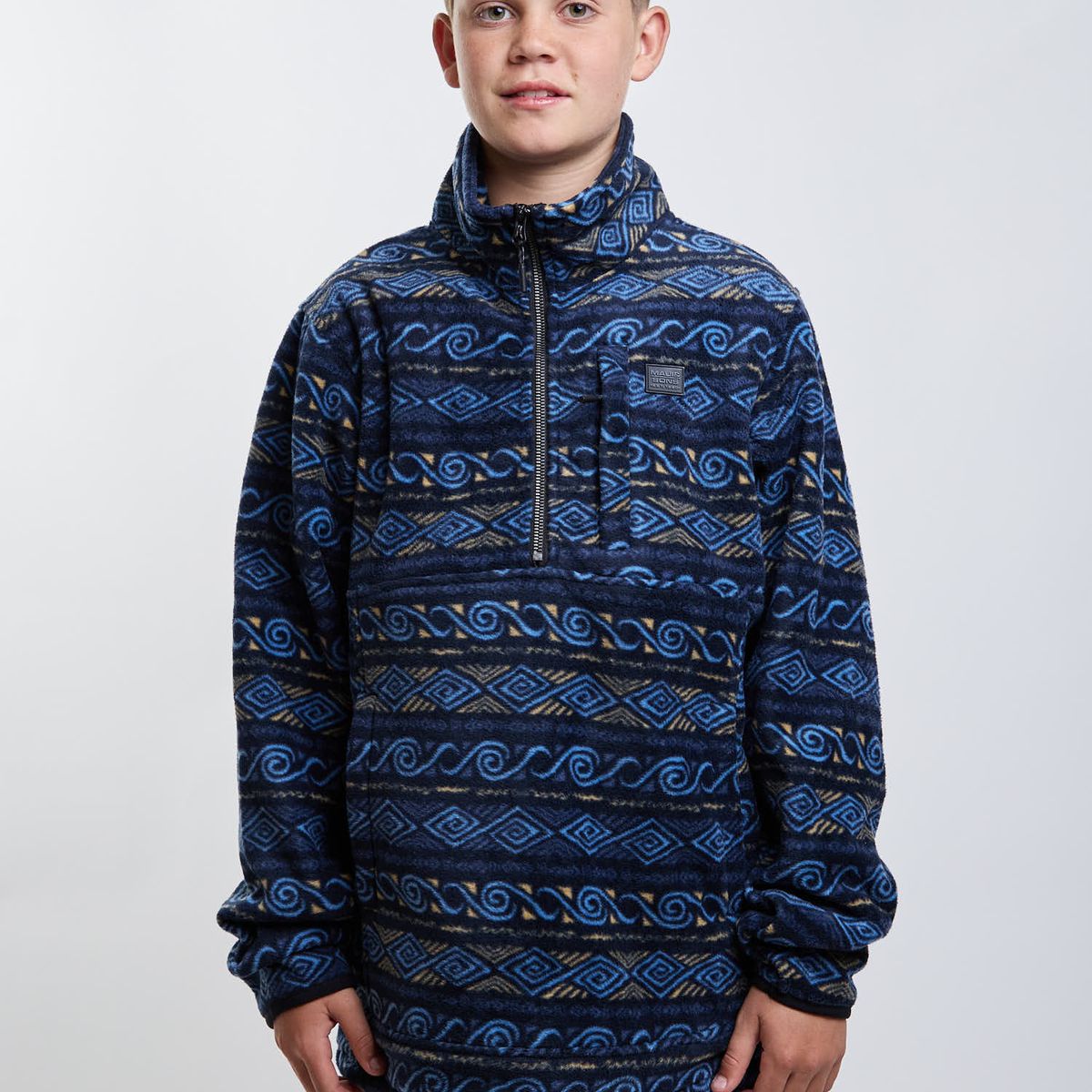 MAUI AND SONS - Poleron Micropolar Andean Lake Multicolor Infantil Maui And Sons