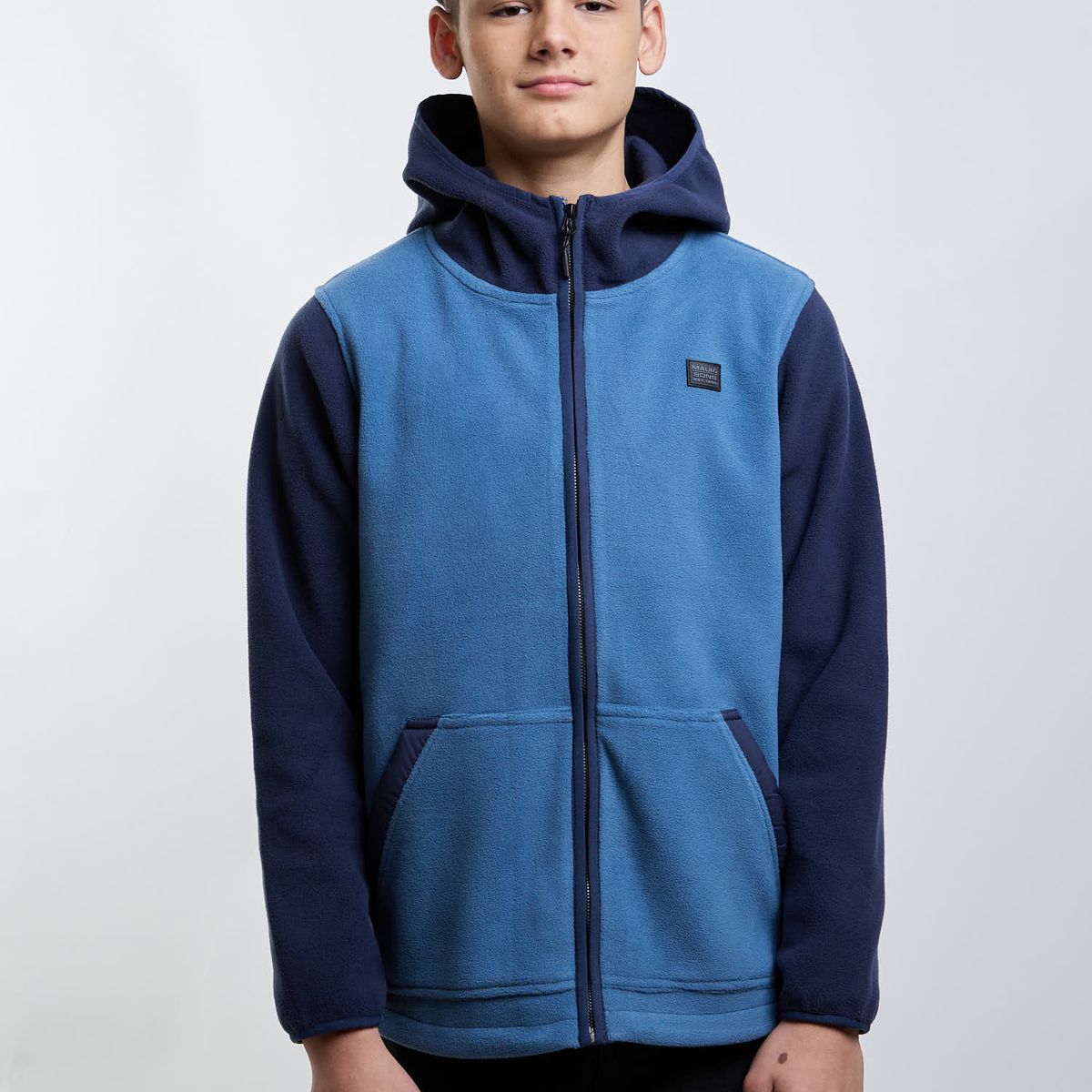 MAUI AND SONS - Poleron Micropolar Seaborn Azul Infantil Maui And Sons