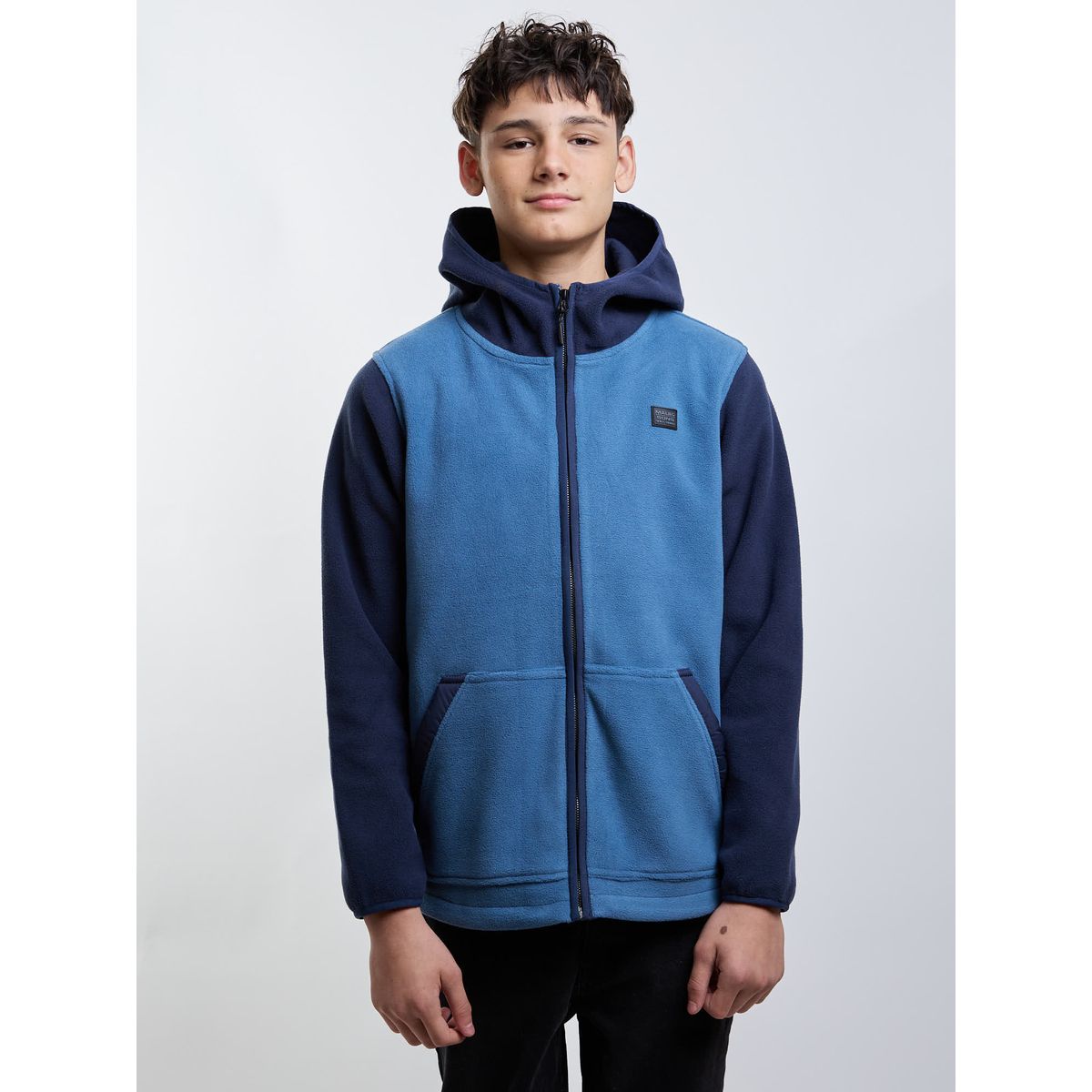 MAUI AND SONS - Poleron Micropolar Seaborn Azul Infantil Maui And Sons