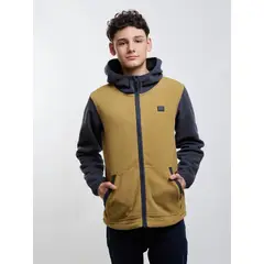 MAUI AND SONS - Poleron Micropolar Seaborn Café Infantil