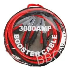 GENERICO - Cable Puente De Bateria 3000 Amp Roba Corriente Auto