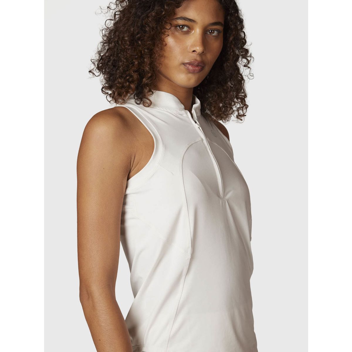 BSOUL - Polera Mujer Tank Half Zipper Crudo BSOUL