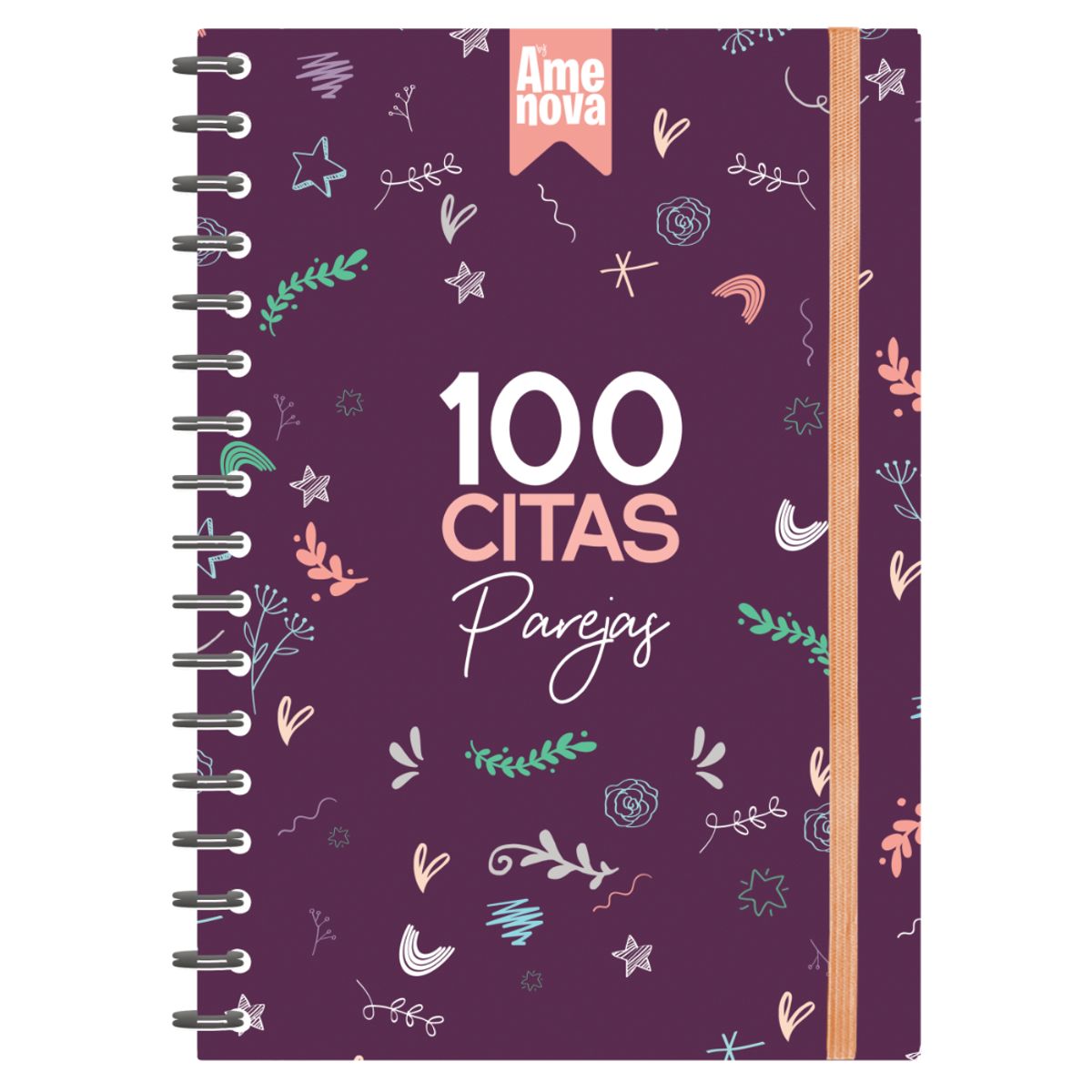 ELAB PROPIA - Álbum 100 citas Parejas diseño "PurpleLove"