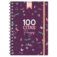 ELAB PROPIA - Álbum 100 citas Parejas diseño "PurpleLove"